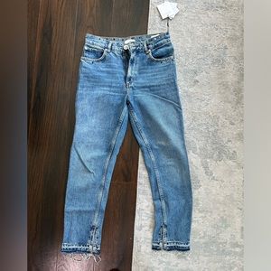 Sandro Light Blue Straight Leg Jeans
